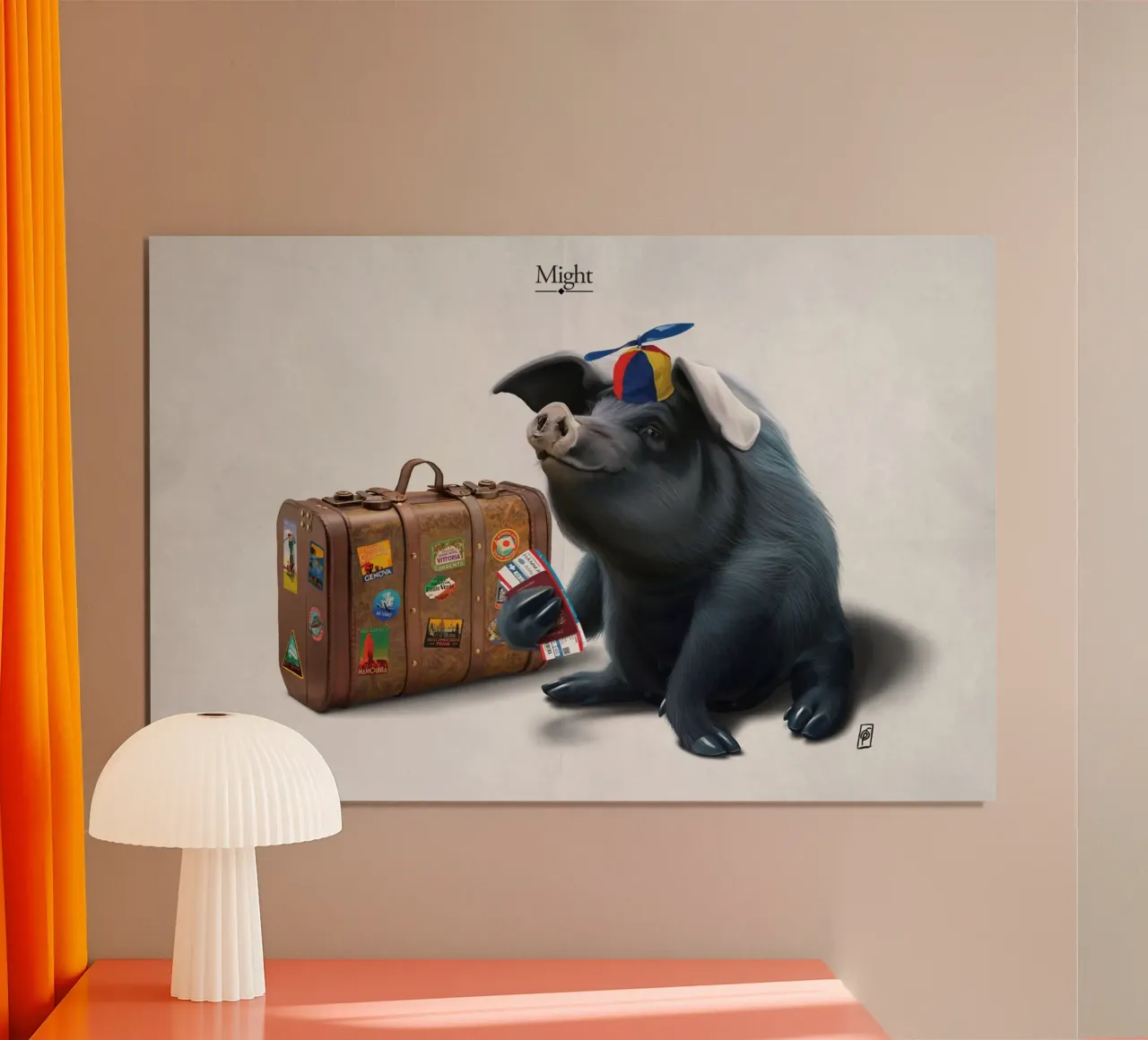 Might (Titled) poster da Rob Art | Illustration