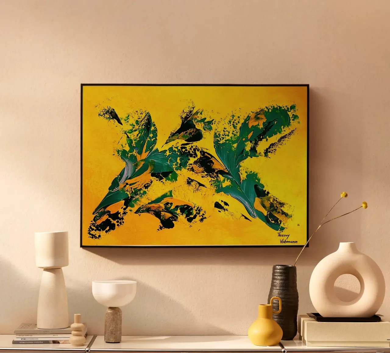 IDEAL GIFT 111 plexiglass da Thierry Vobmann Abstract painting