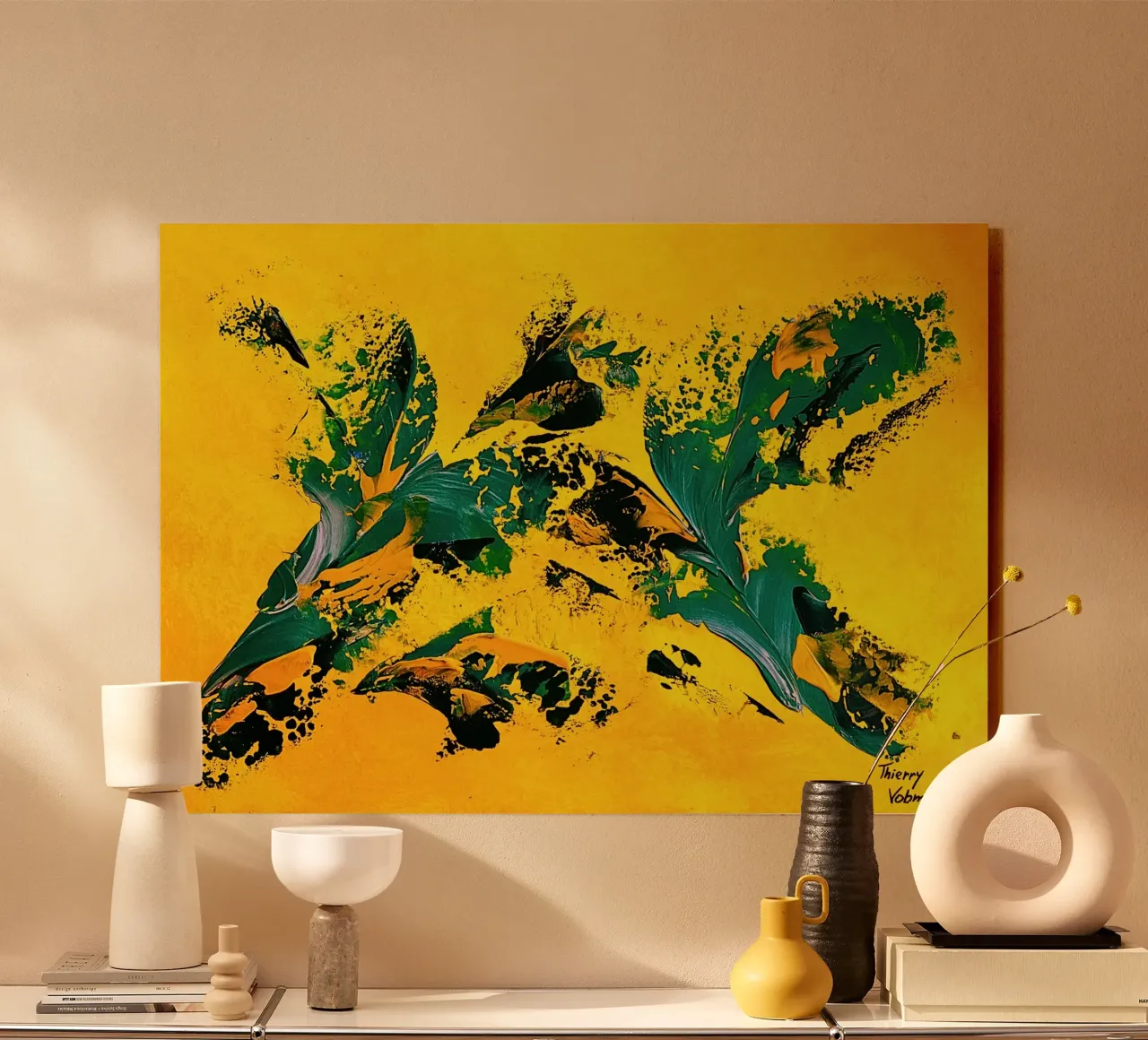 IDEAL GIFT 111 plexiglass da Thierry Vobmann Abstract painting