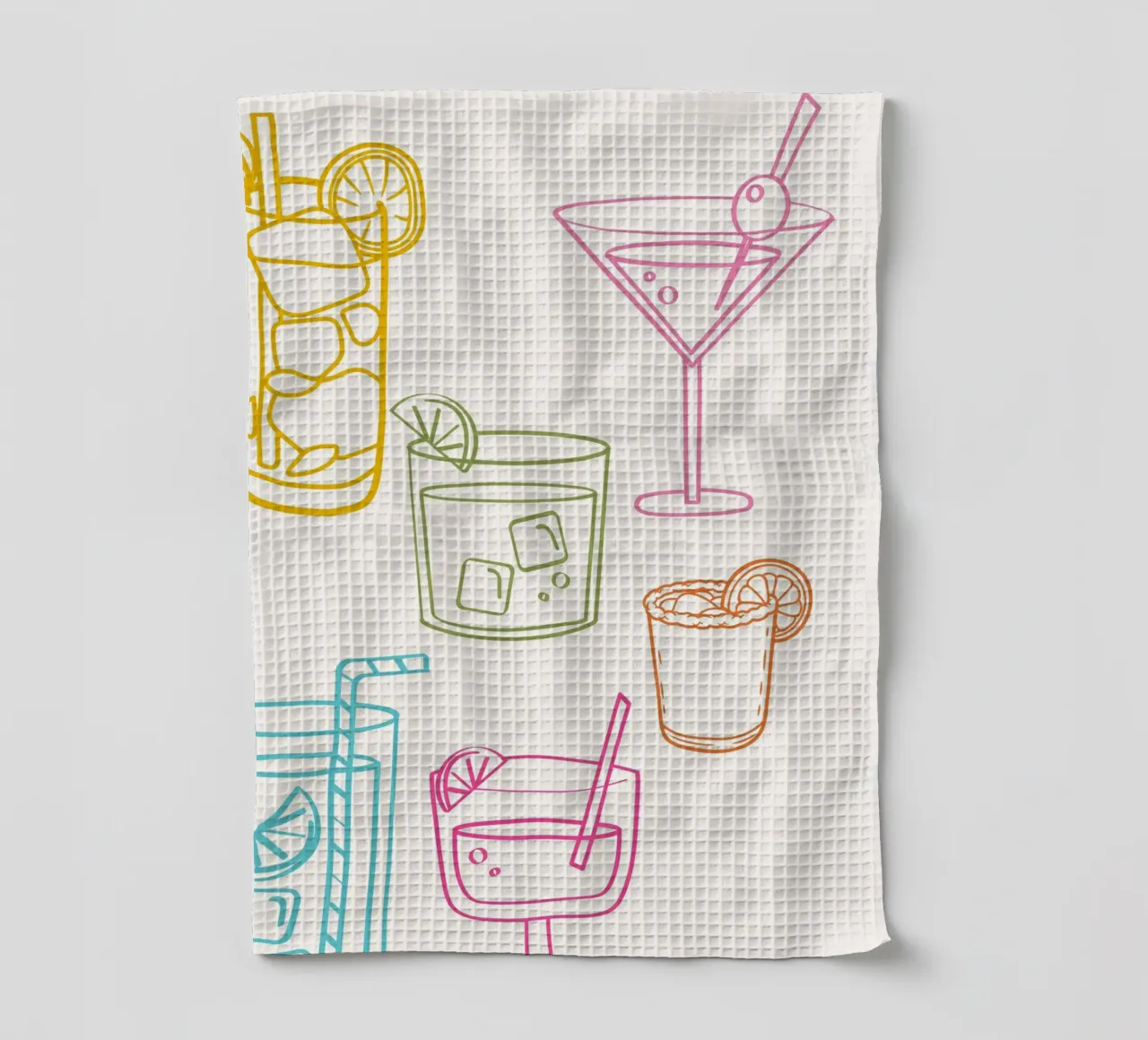 Cocktail Art coloré torchon de pdigitalprints