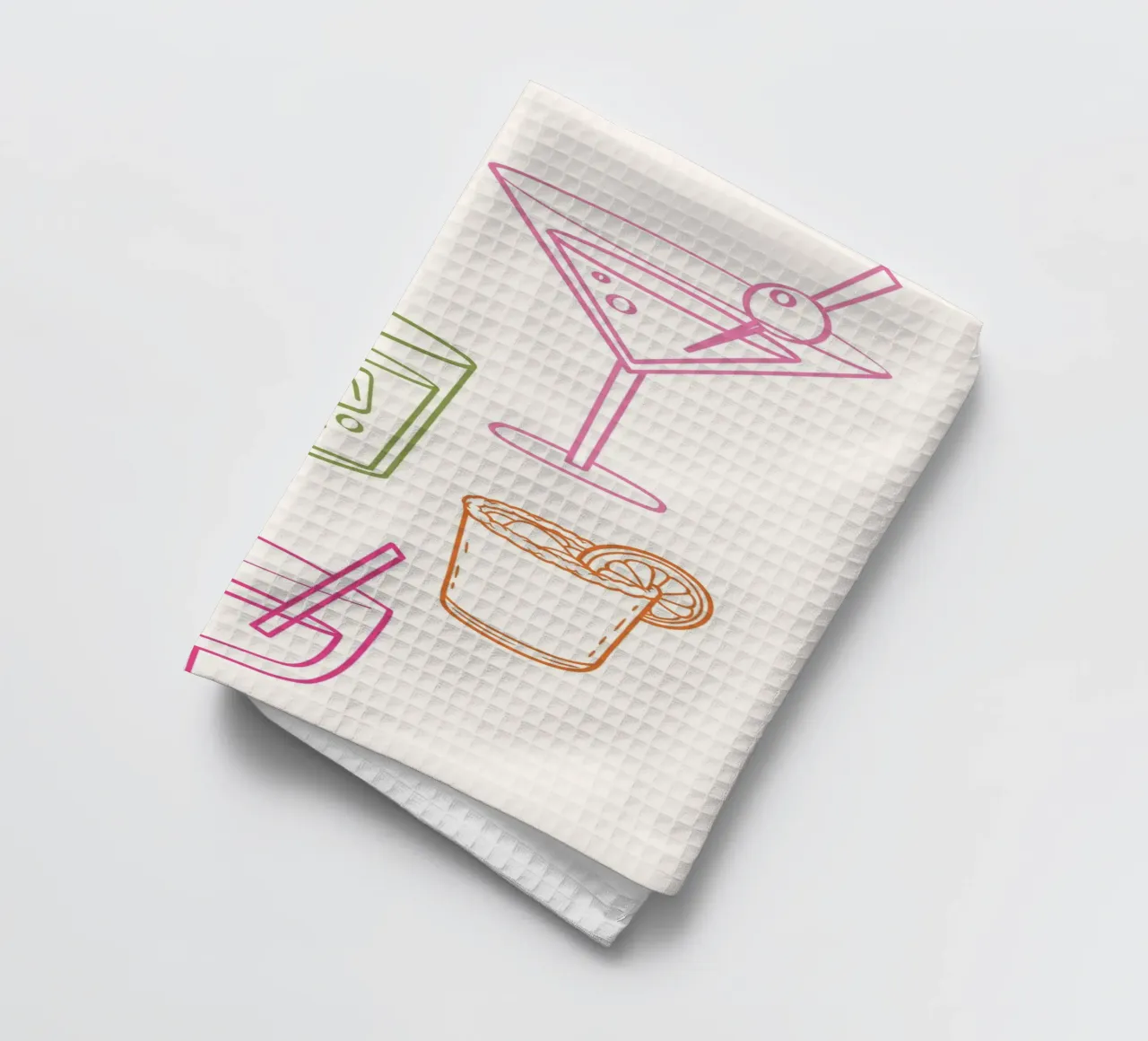 Cocktail Art coloré torchon de pdigitalprints