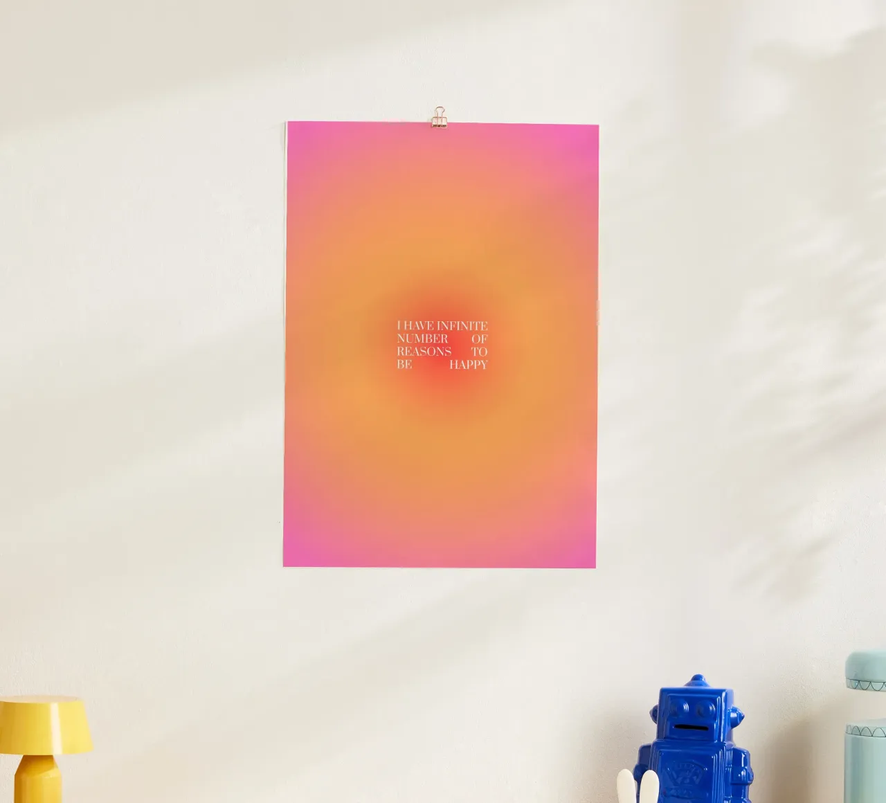 J'ai un nombre infini de raisons d'être heureux de citer poster de Paigaam Studio