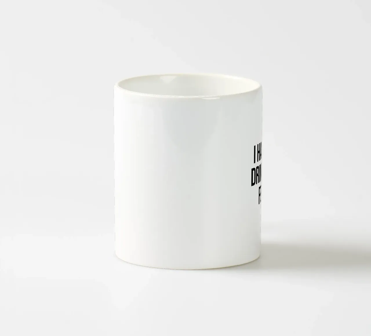 Ho bevande miste sulla citazione dei sentimenti tazza in ceramica da Paigaam Studio