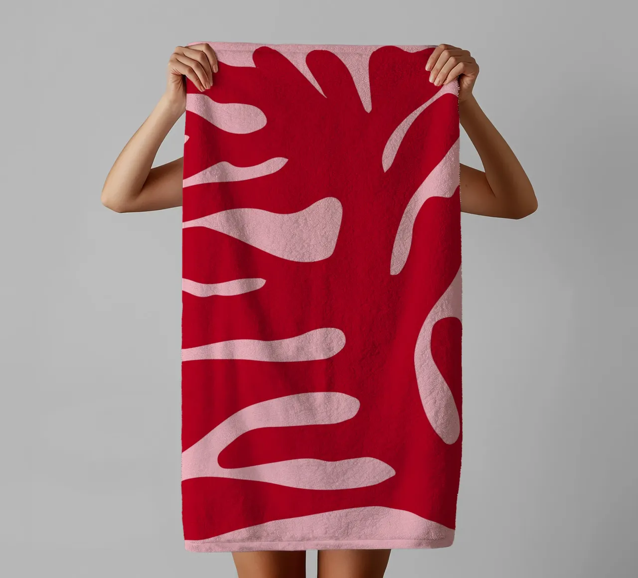 Abstract floral art towel by pdigitalprints