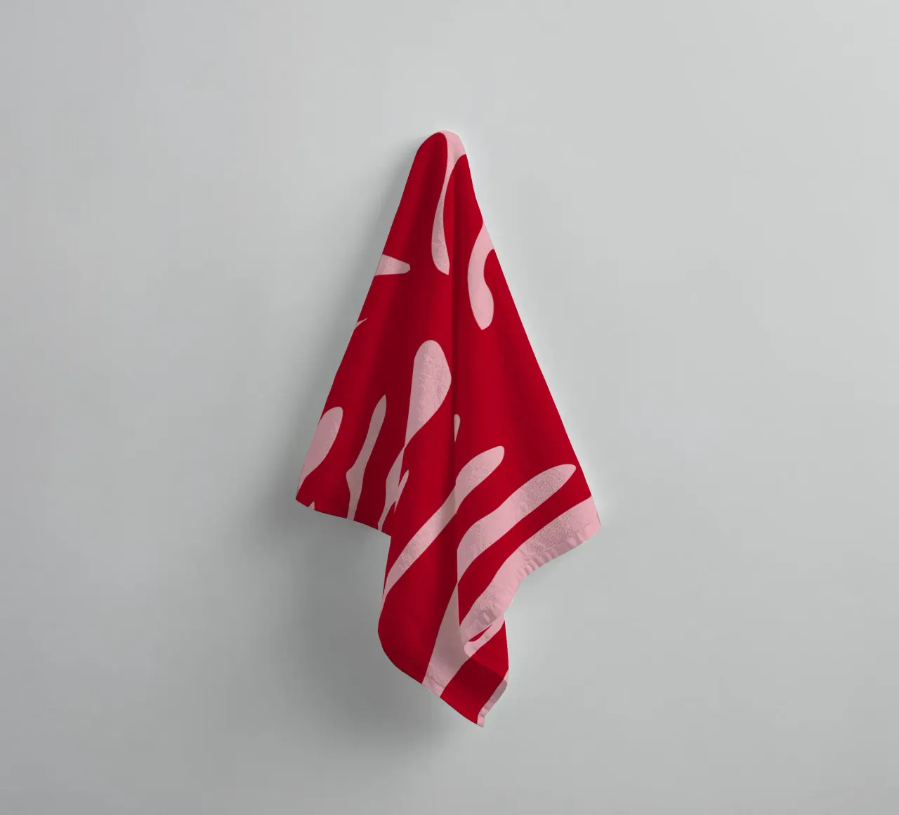 Abstract floral art towel by pdigitalprints