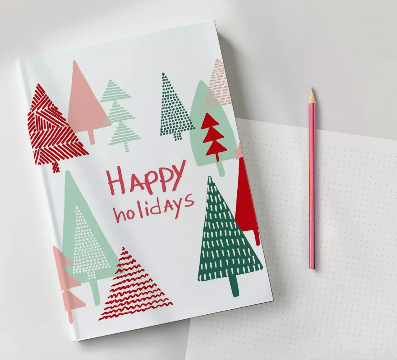 Xmas Happy Holidays carnet de notes de BlauMaschine
