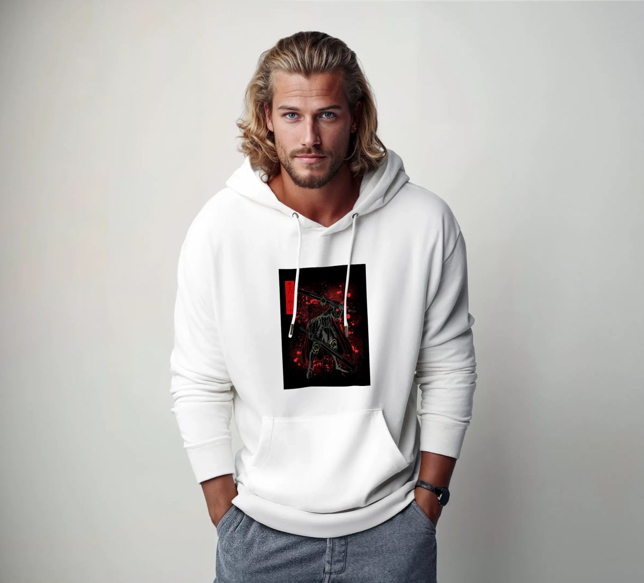 Overlord felpa con cappuccio da Neonartstudio