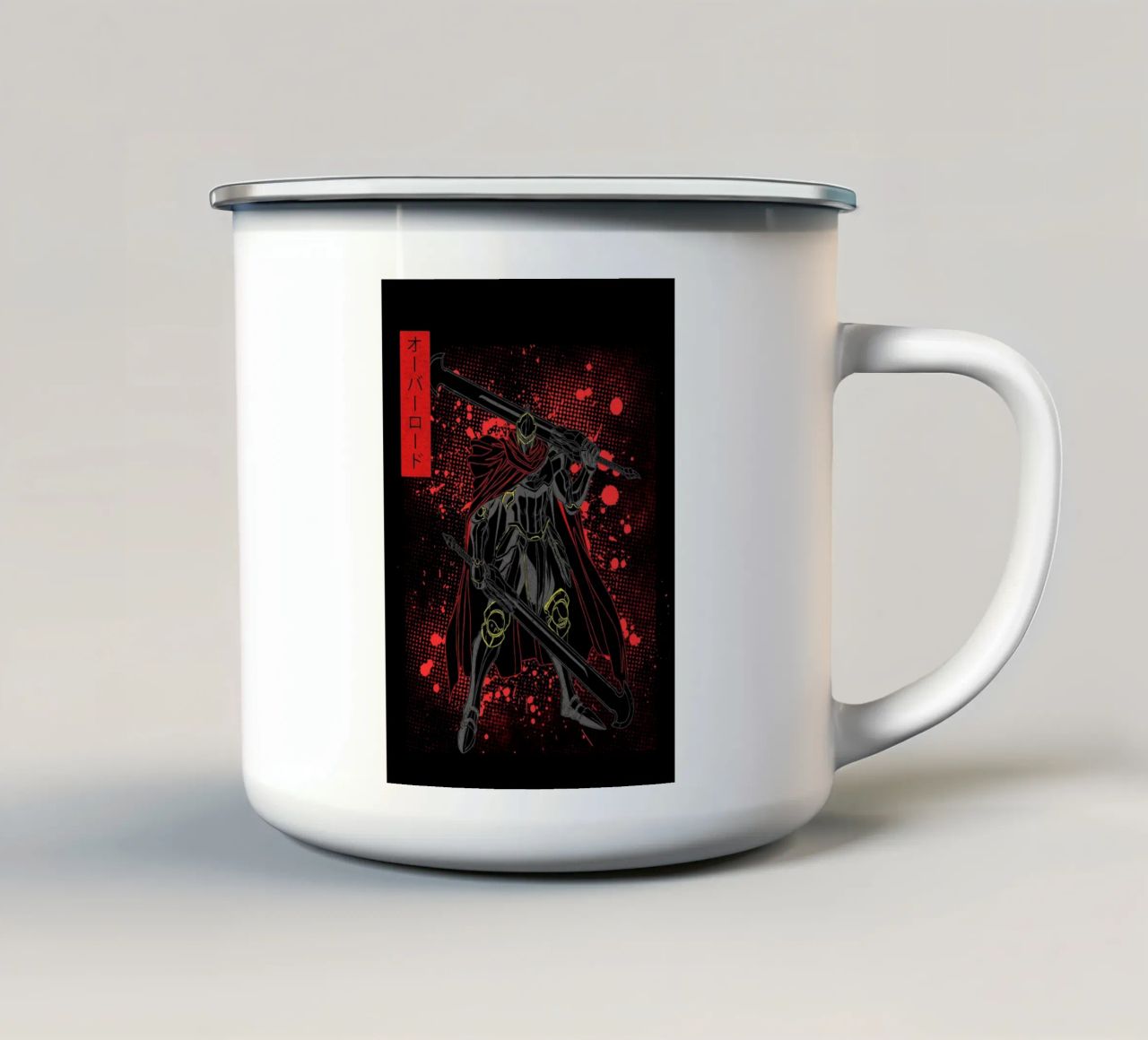 Overlord tazza in smalto da Neonartstudio