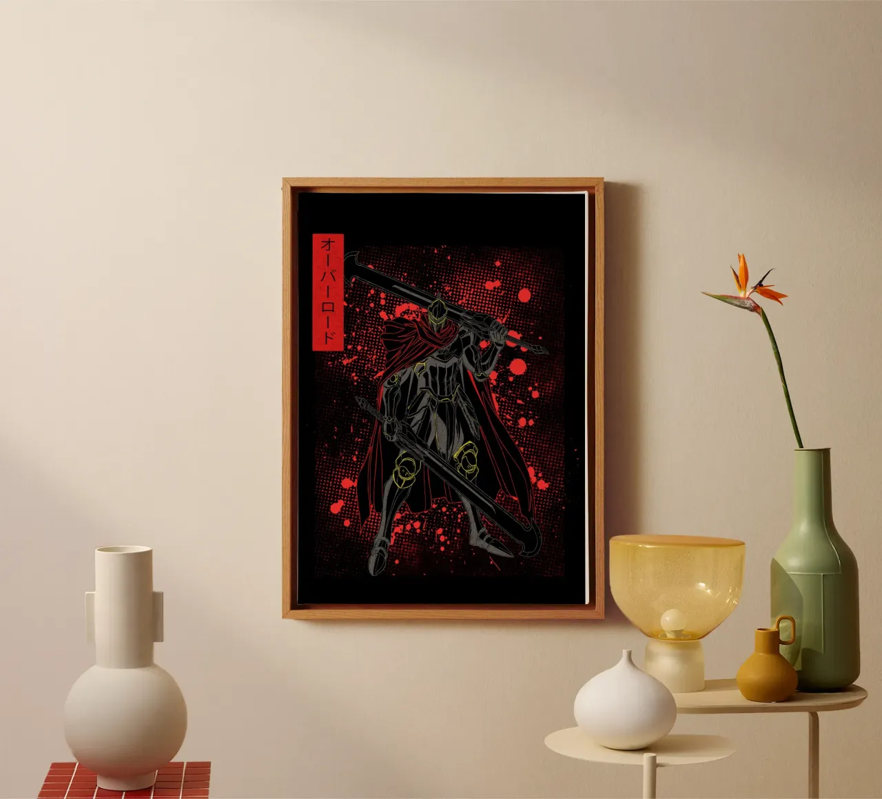 Overlord canvas with Floater frame by Neonartstudio
