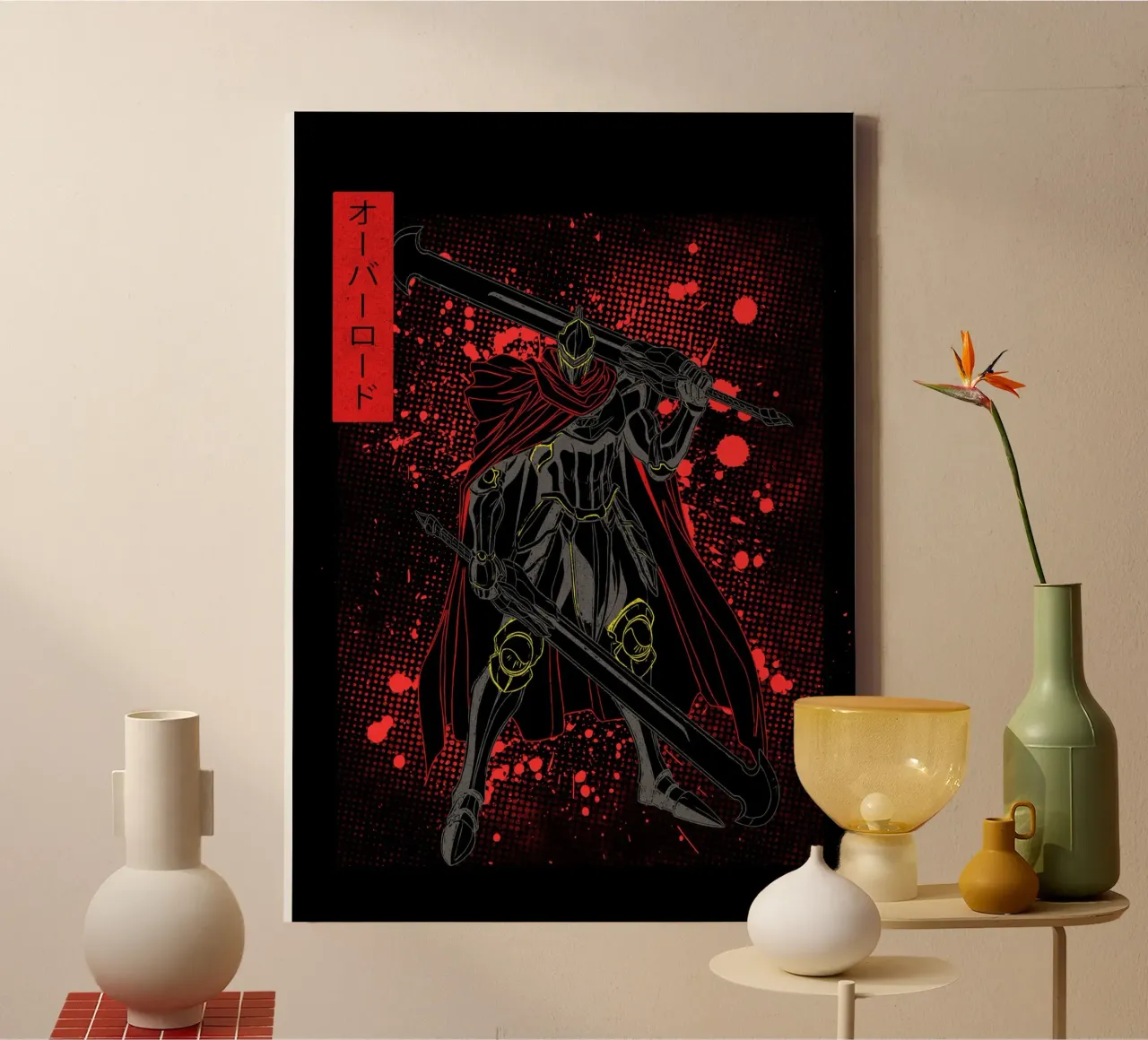 Overlord canvas with Floater frame by Neonartstudio