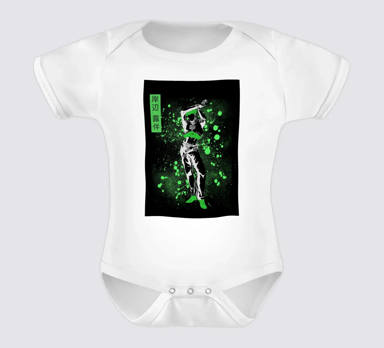 Rohan Kishibe jojo body neonato maniche corte da Neonartstudio
