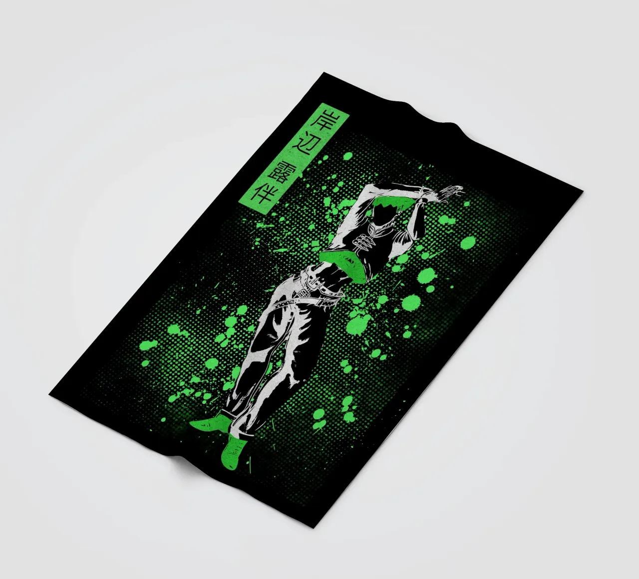 Rohan Kishibe jojo coperta in pile da Neonartstudio