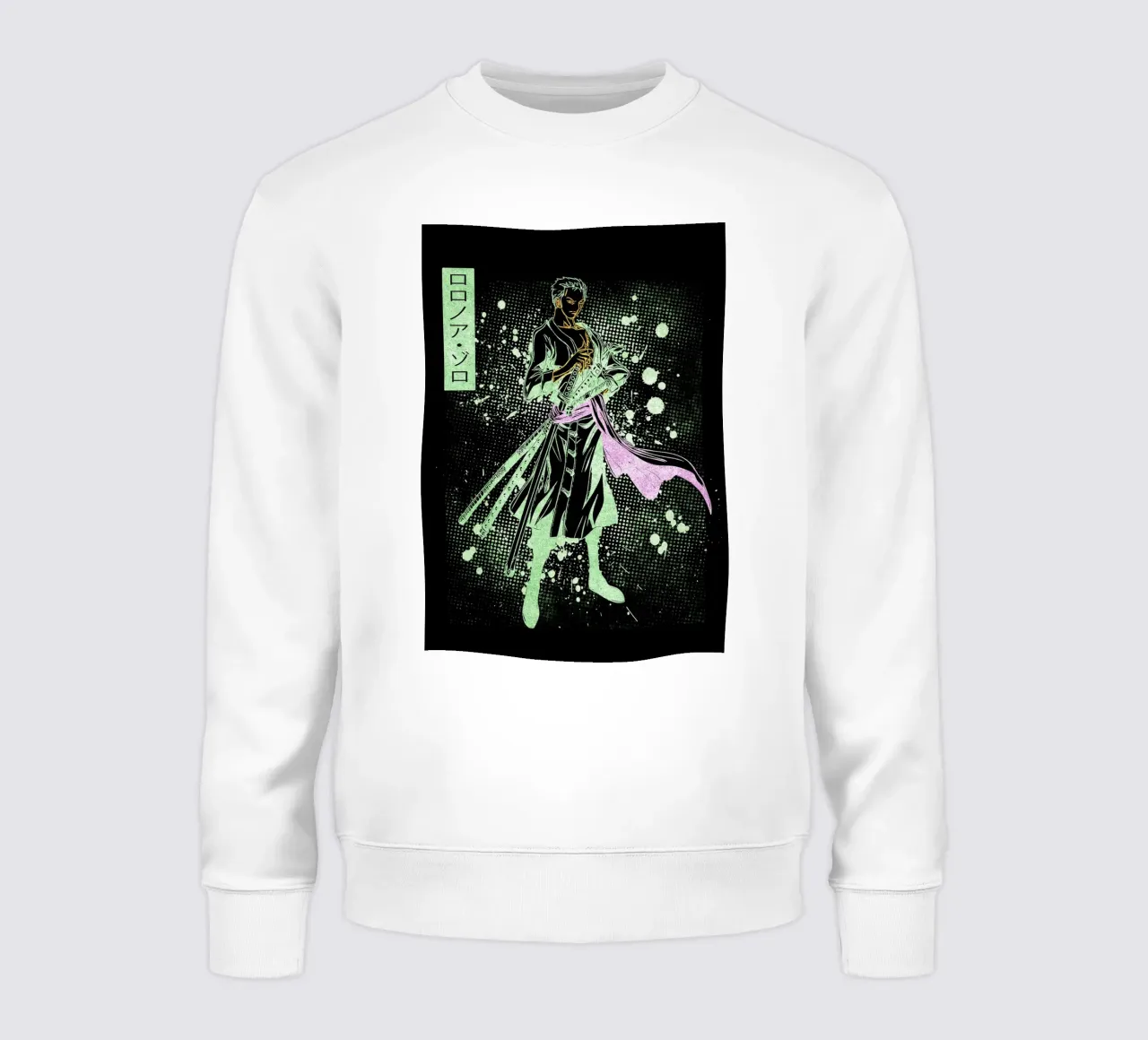 Roronoa Zoro Sweatshirt von Neonartstudio