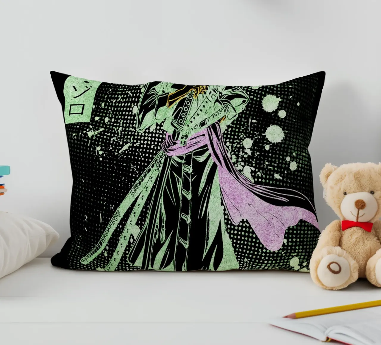 Roronoa Zoro cuscino da Neonartstudio