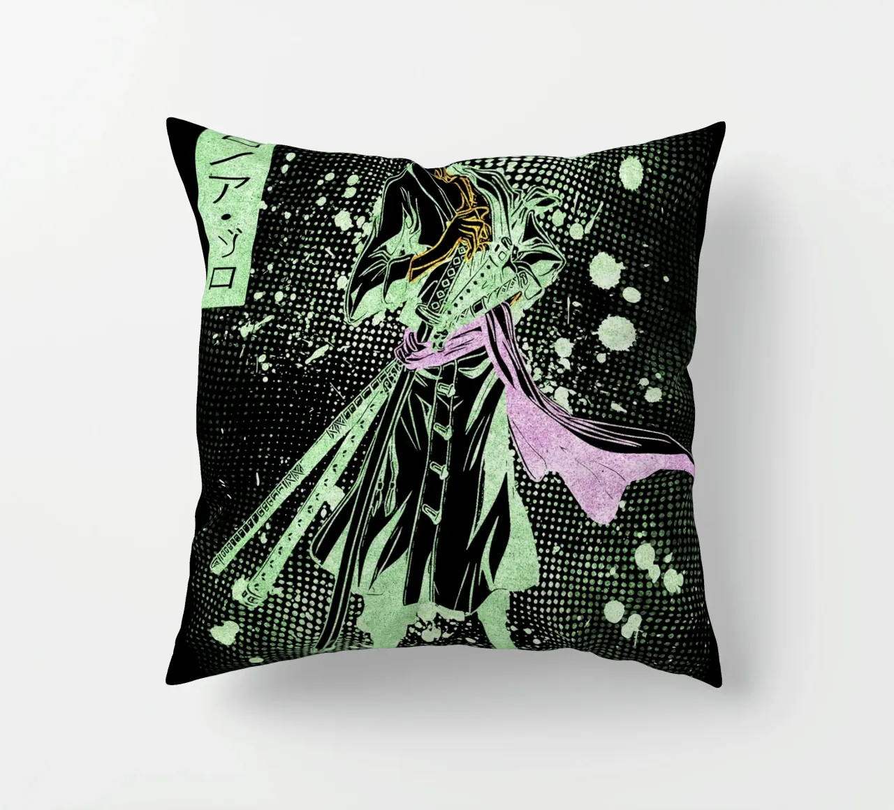 Roronoa Zoro cuscino da Neonartstudio