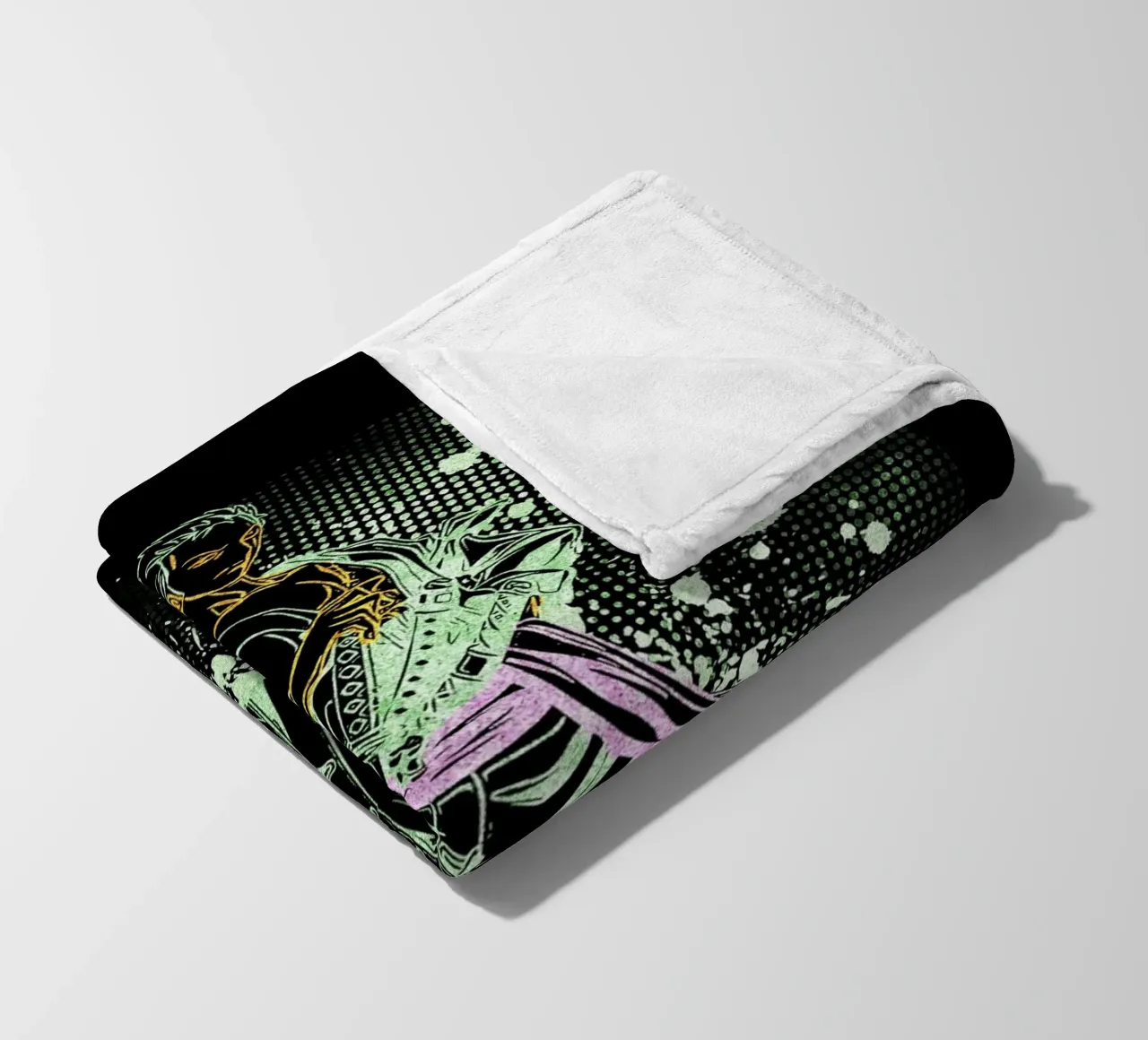Roronoa Zoro coperta in pile da Neonartstudio