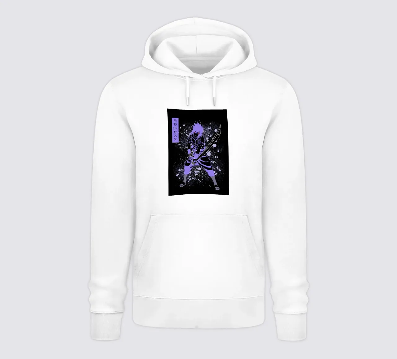 Sasuke Uchiha felpa con cappuccio da Neonartstudio