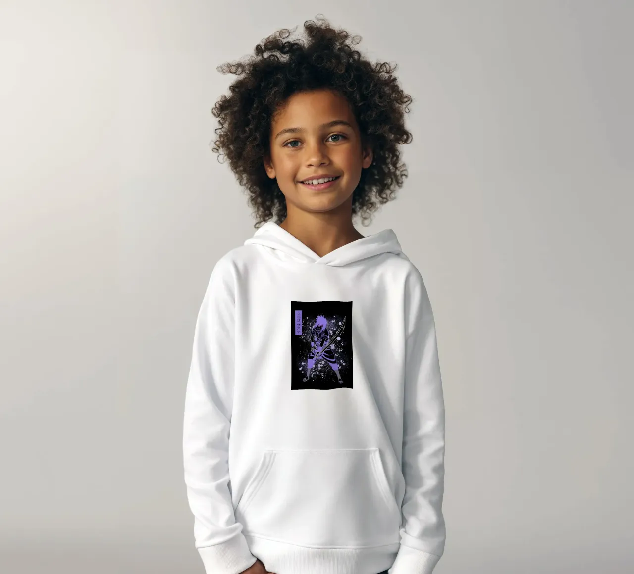 Sasuke Uchiha felpa bambino con cappuccio da Neonartstudio