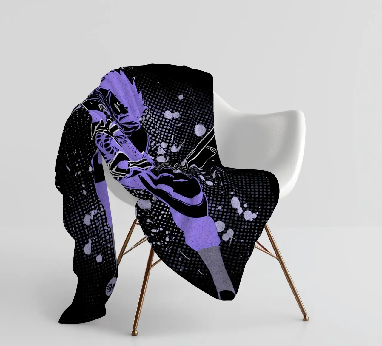 Sasuke Uchiha coperta in pile da Neonartstudio