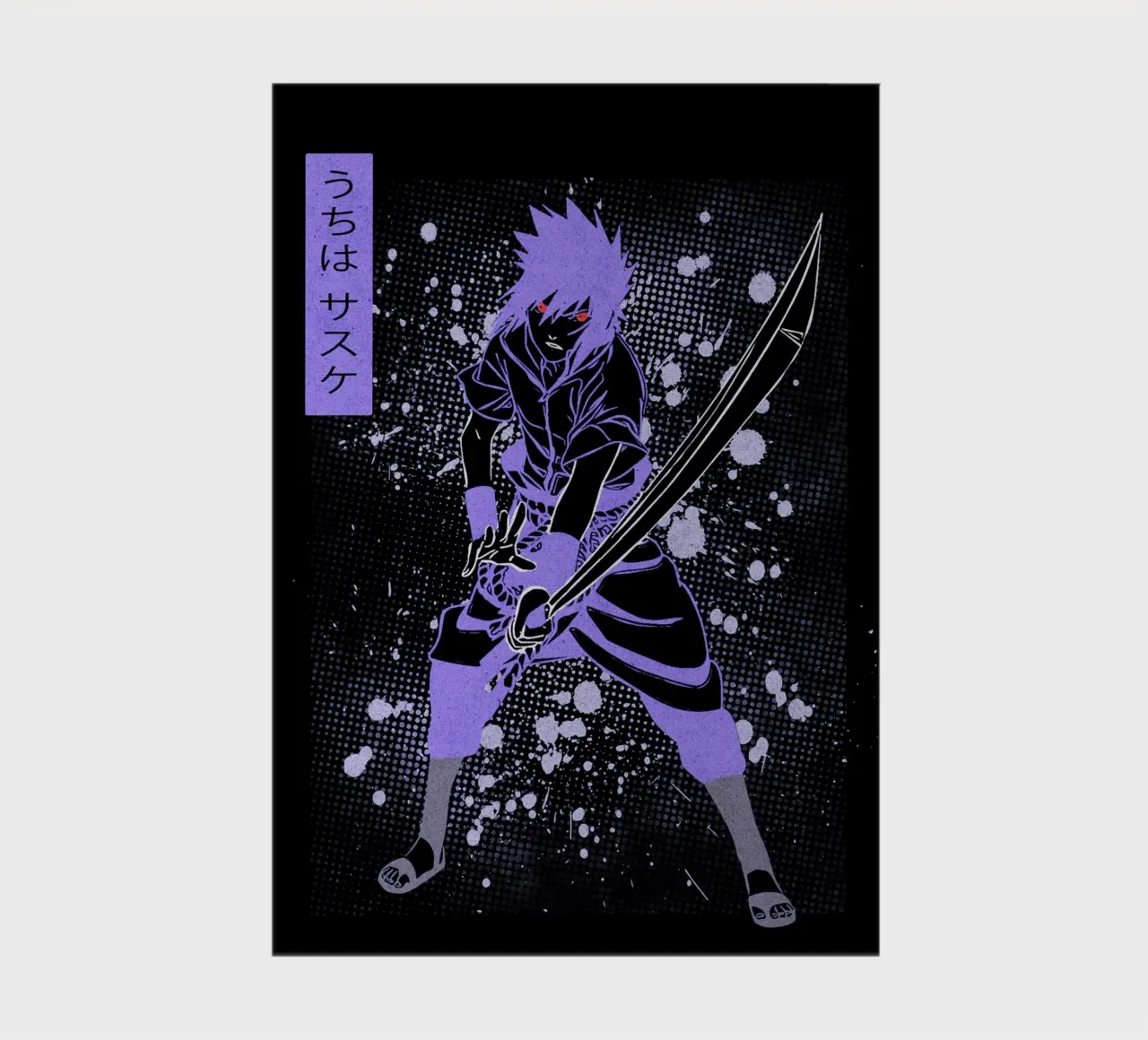 Sasuke Uchiha notebook by Neonartstudio