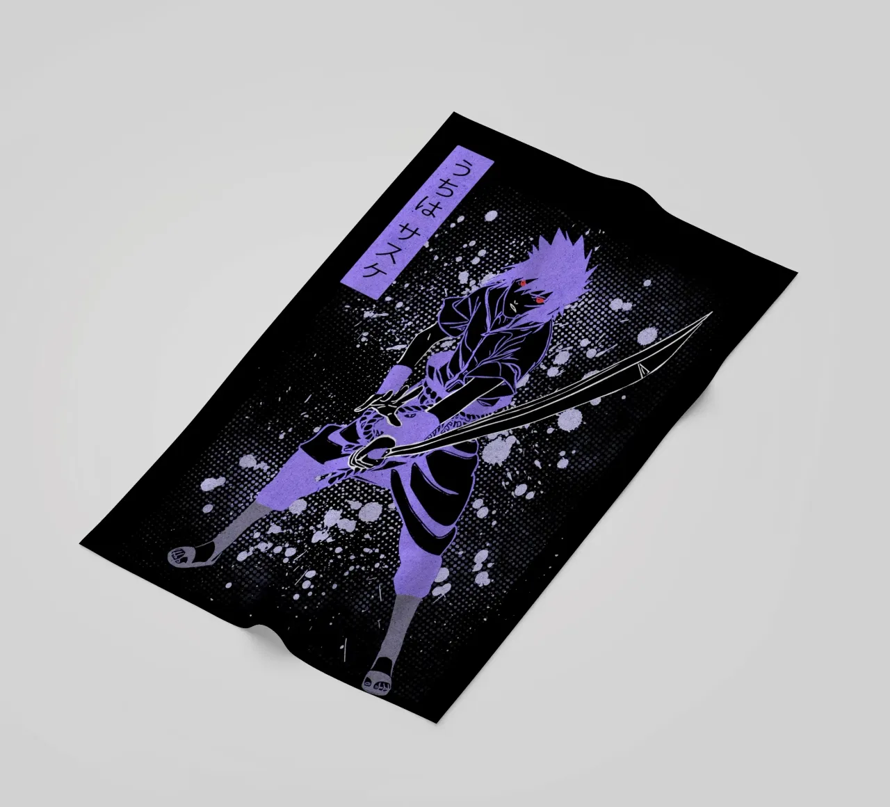 Sasuke Uchiha telo mare da Neonartstudio