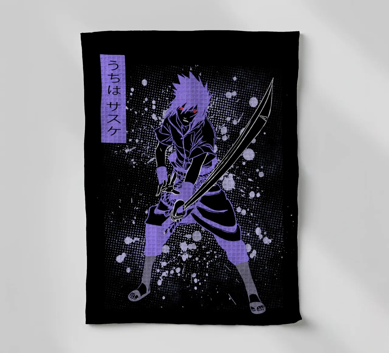 Sasuke Uchiha canovaccio da cucina da Neonartstudio