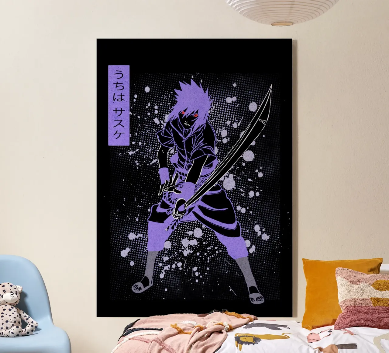 Sasuke Uchiha plexiglass da Neonartstudio