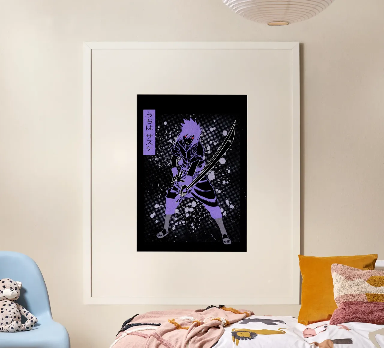 Sasuke Uchiha carta hahnemühle da Neonartstudio