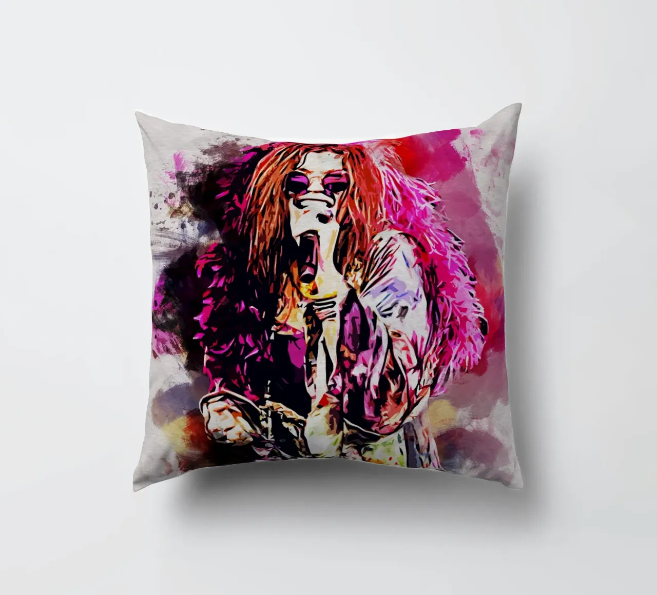 Art of Joplin decorative cushion by neonartroom