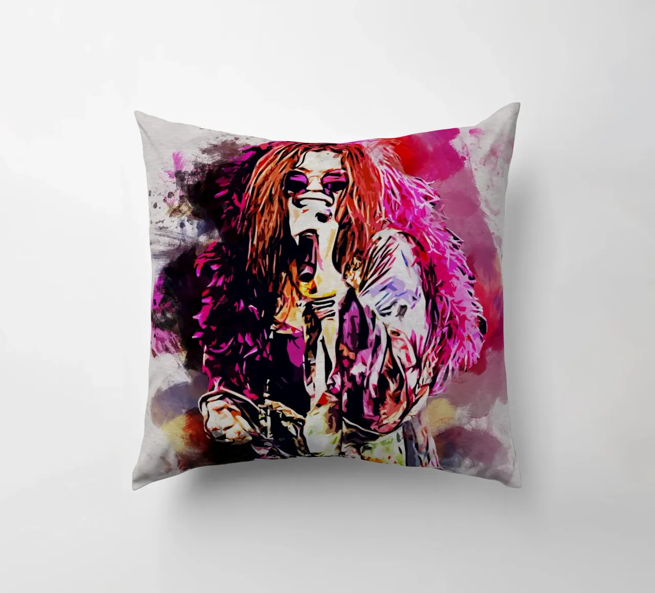 Art of Joplin decorative cushion by neonartroom
