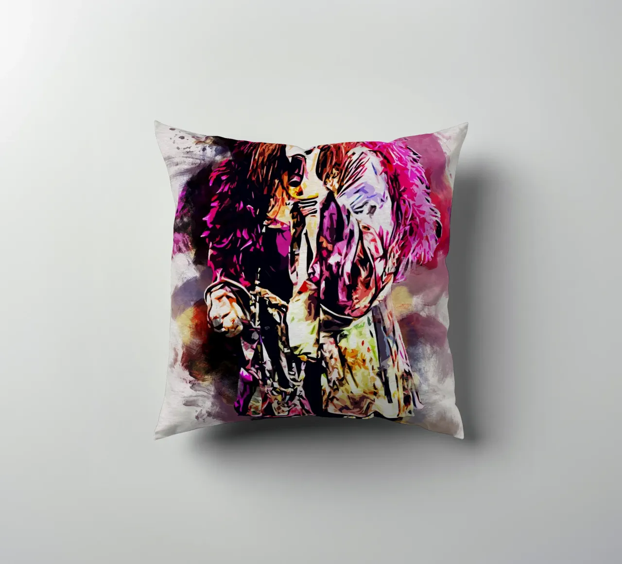 Art of Joplin decorative cushion by neonartroom