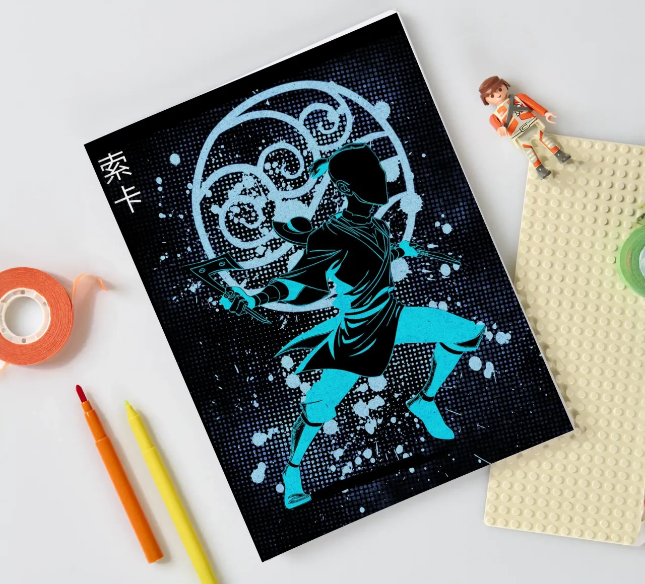 Sokka Avatar The Last Airbender notebook by Neonartstudio