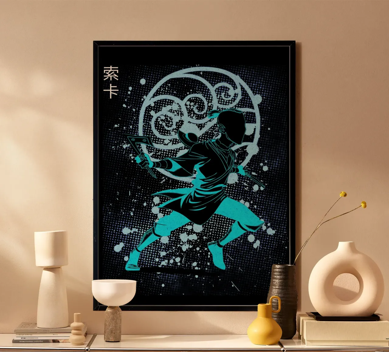 Sokka Avatar The Last Airbender carta hahnemühle da Neonartstudio