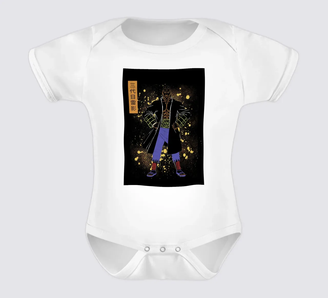 Third Raikage body neonato maniche corte da Neonartstudio