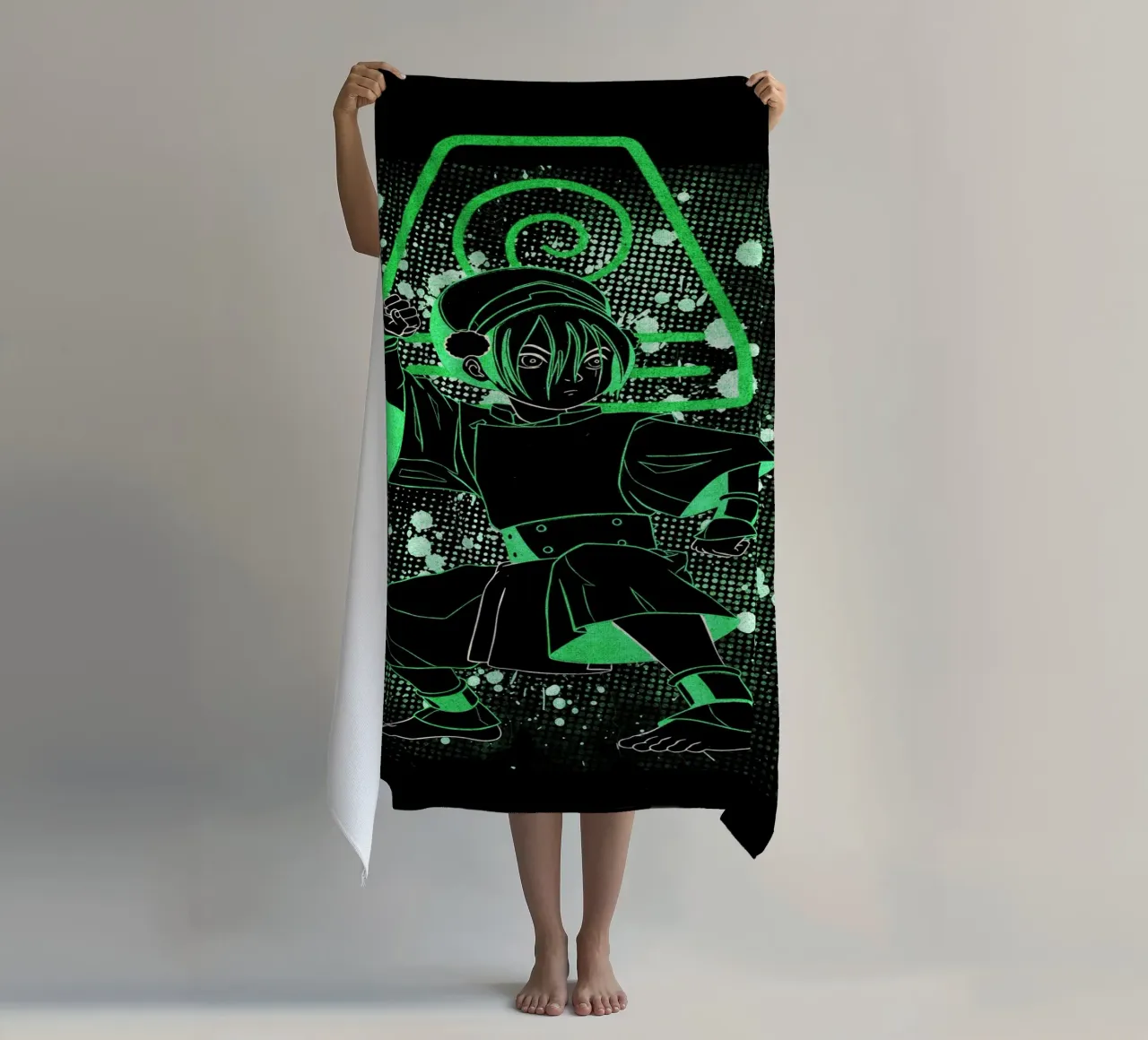 Toph Beifong Avatar The Last Airbender telo mare da Neonartstudio