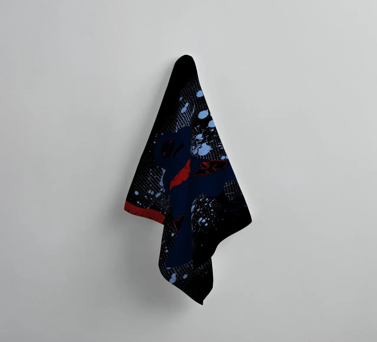 Uchiha Itachi asciugamano da bagno da Neonartstudio