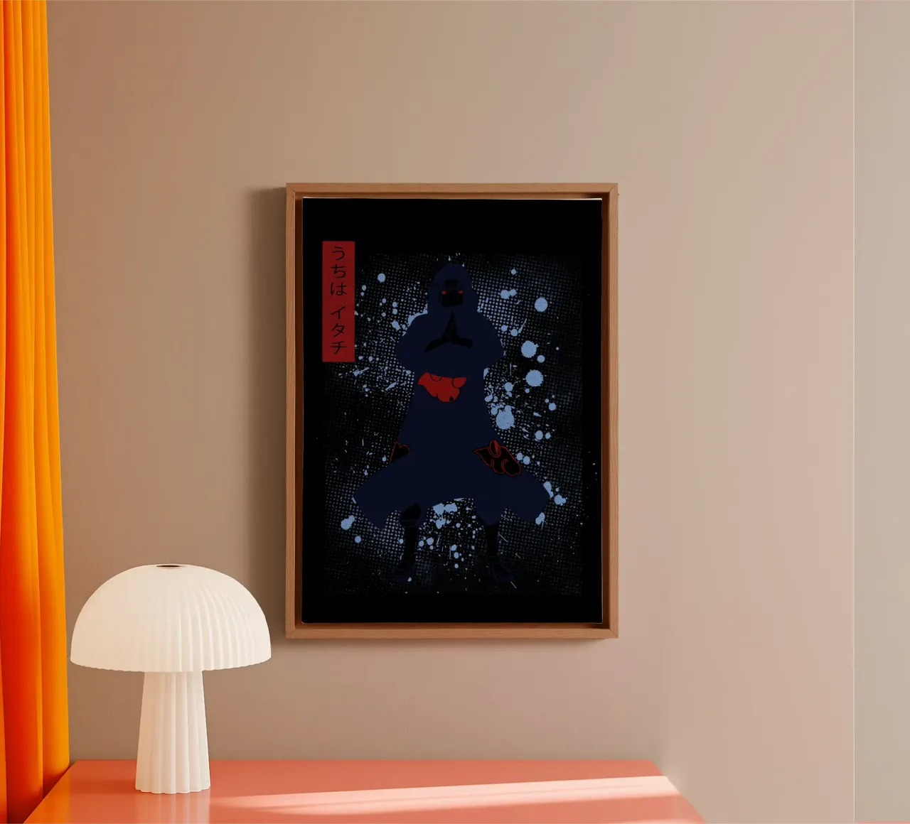 Uchiha Itachi canvas by Neonartstudio