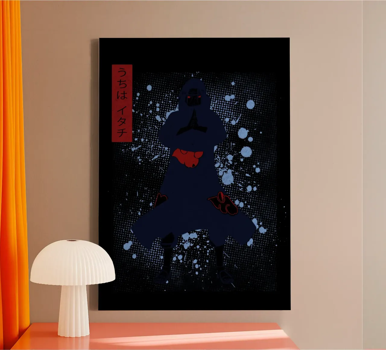 Uchiha Itachi canvas by Neonartstudio