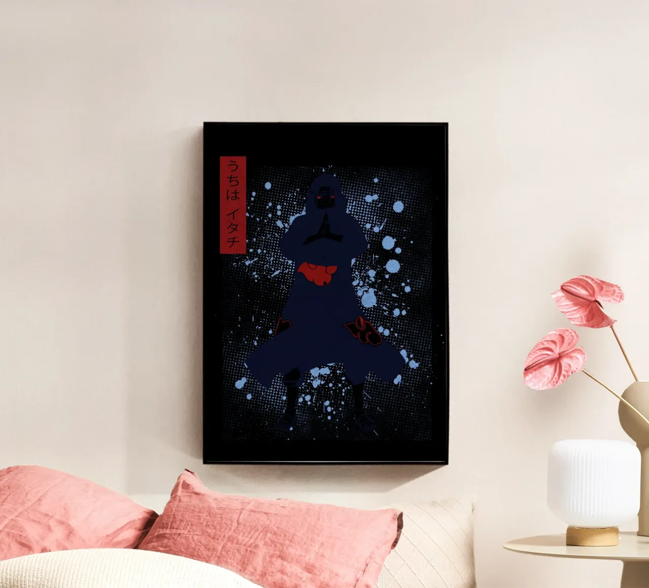 Uchiha Itachi acrylic glass by Neonartstudio