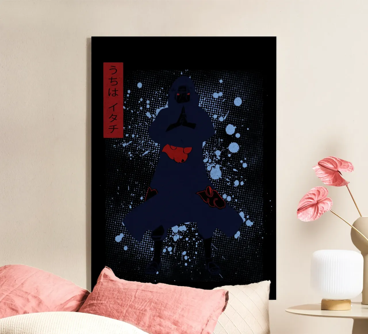 Uchiha Itachi acrylic glass by Neonartstudio