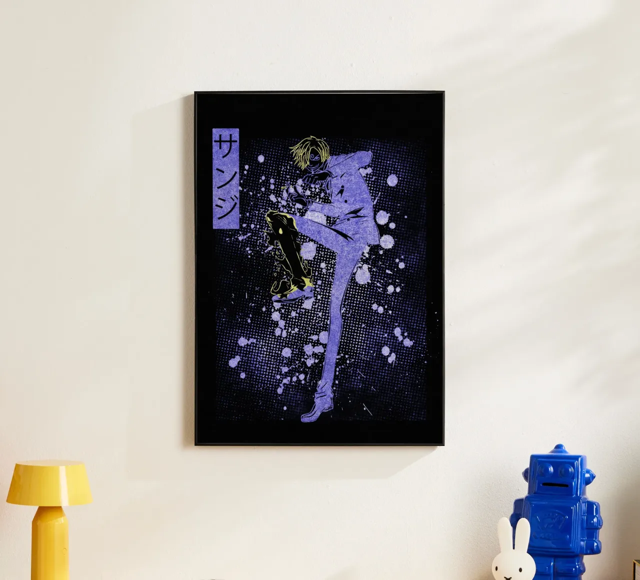 Vinsmoke Sanji alluminio dibond da Neonartstudio
