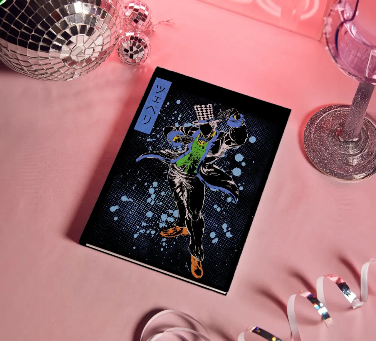 Will Anthonio Zeppeli jojo notebook by Neonartstudio
