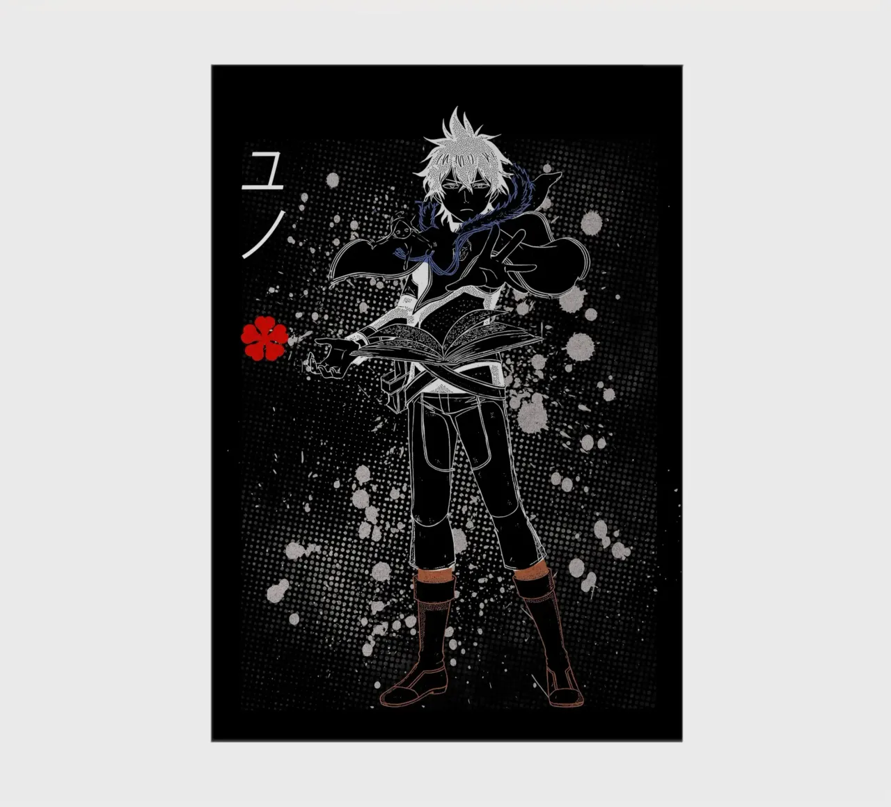 Yuno Black Clover notebook by Neonartstudio