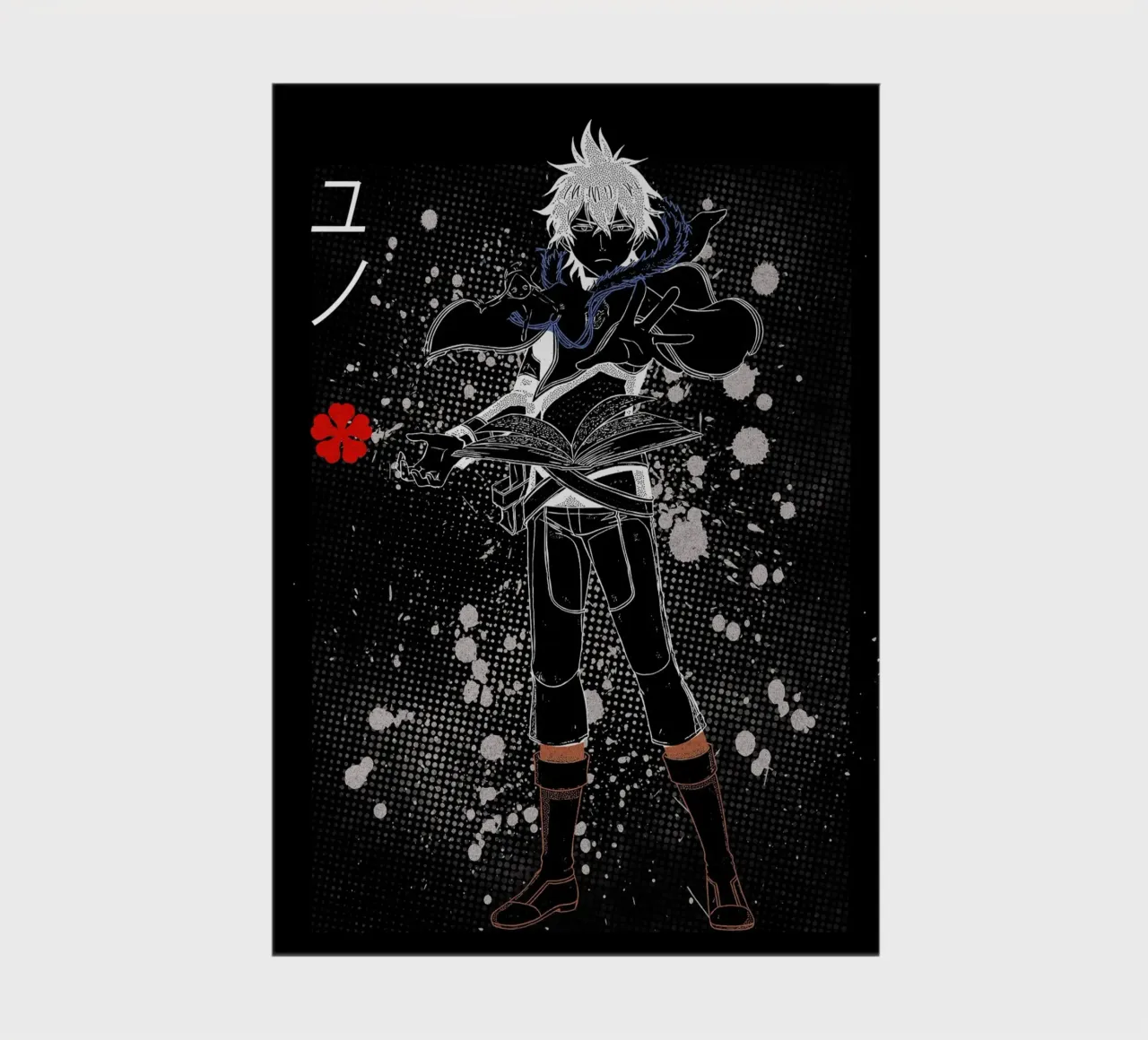 Yuno Black Clover notebook by Neonartstudio