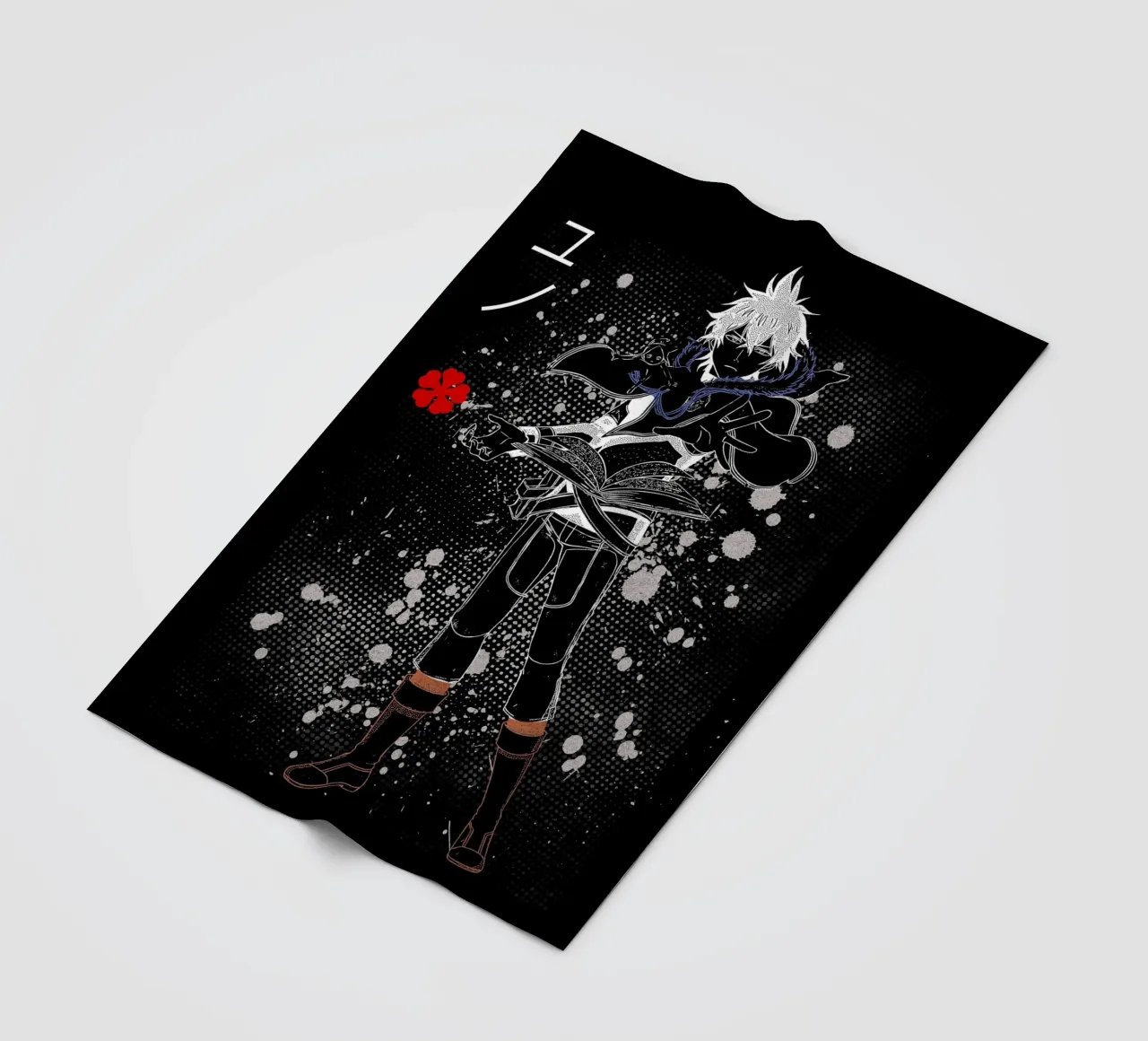 Yuno Black Clover Fleecedecke von Neonartstudio