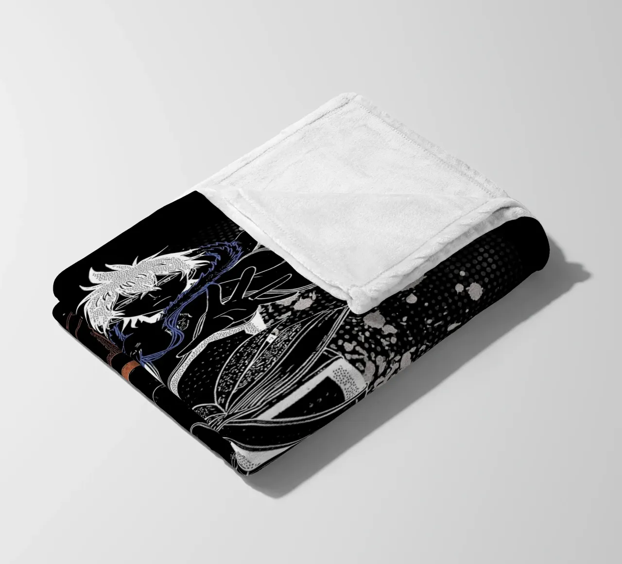 Yuno Black Clover Fleecedecke von Neonartstudio