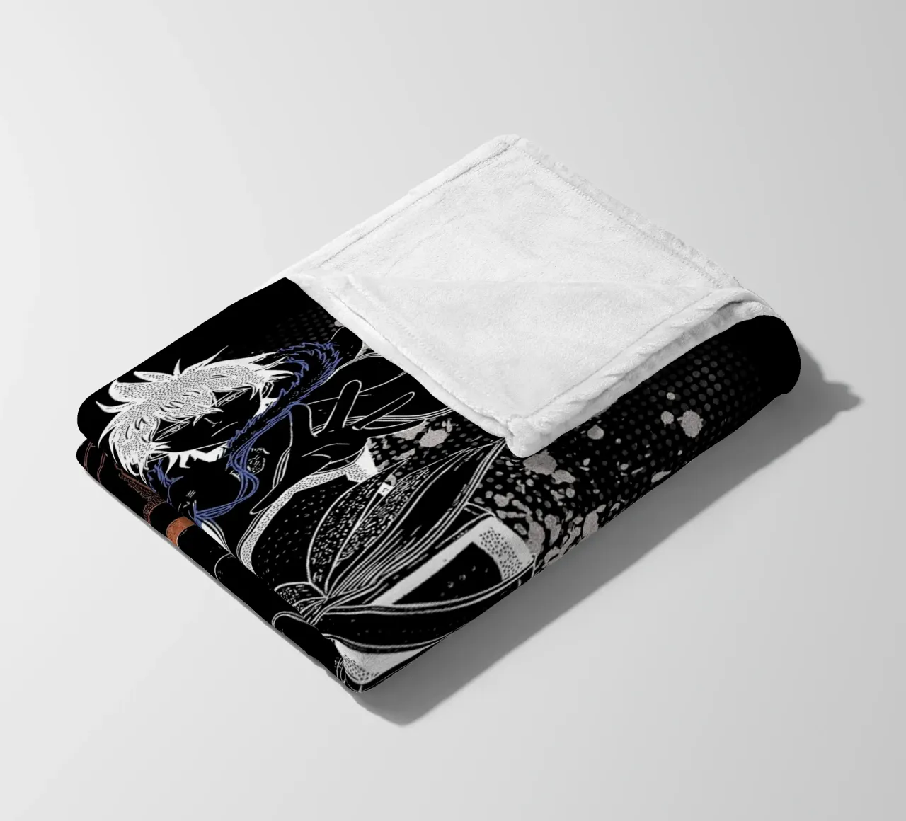 Yuno Black Clover Fleecedecke von Neonartstudio