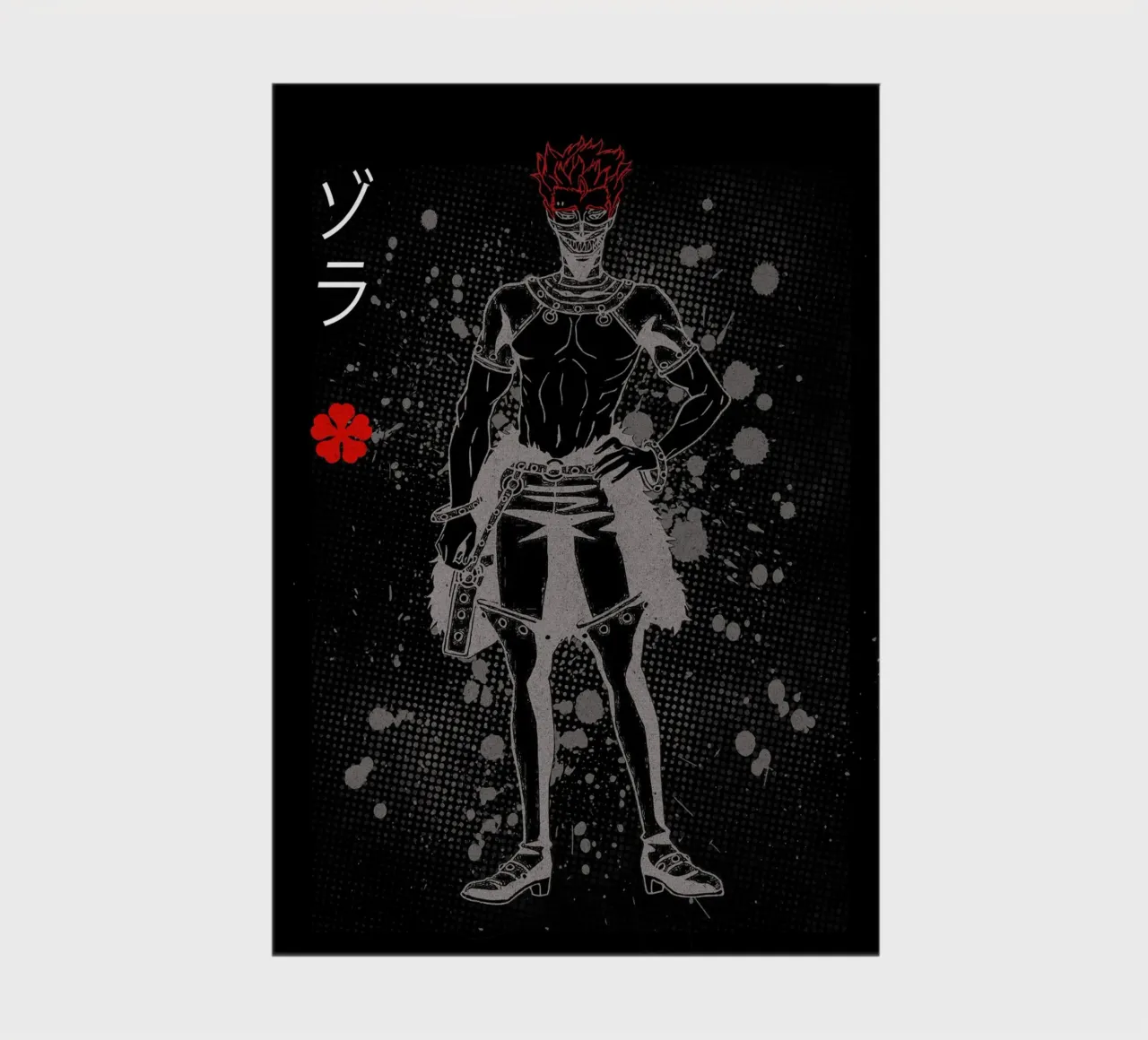 Zora Ideale black clover notebook by Neonartstudio