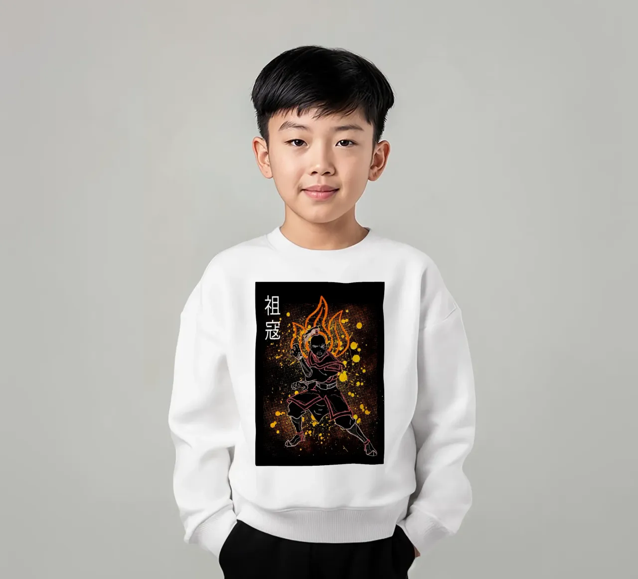 Zuko Avatar The Last Airbender felpa bambino da Neonartstudio
