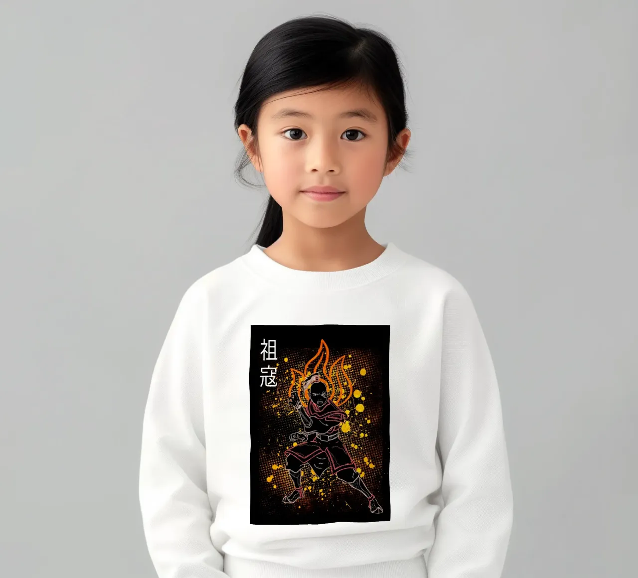 Zuko Avatar The Last Airbender felpa bambino da Neonartstudio